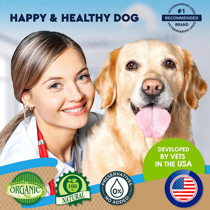 Dewormer for Dogs & Cats - Made in USA - Effective against Tapeworms Hookworms Roundworms Whipworms - Made in USA