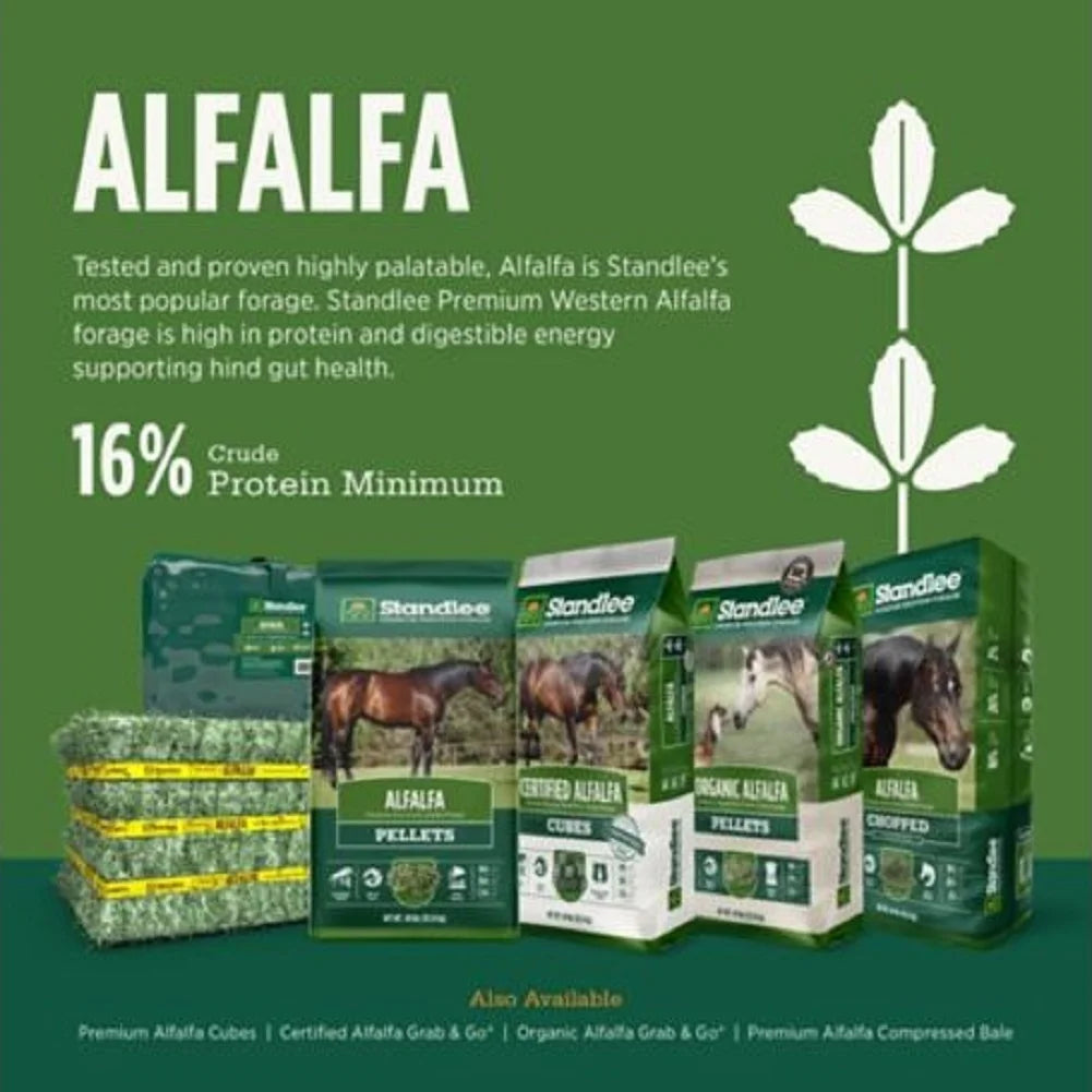 1175-ORG-30101-0-0 Organic Alfalfa Pellets 40 Lbs. Horse and Goat Feed