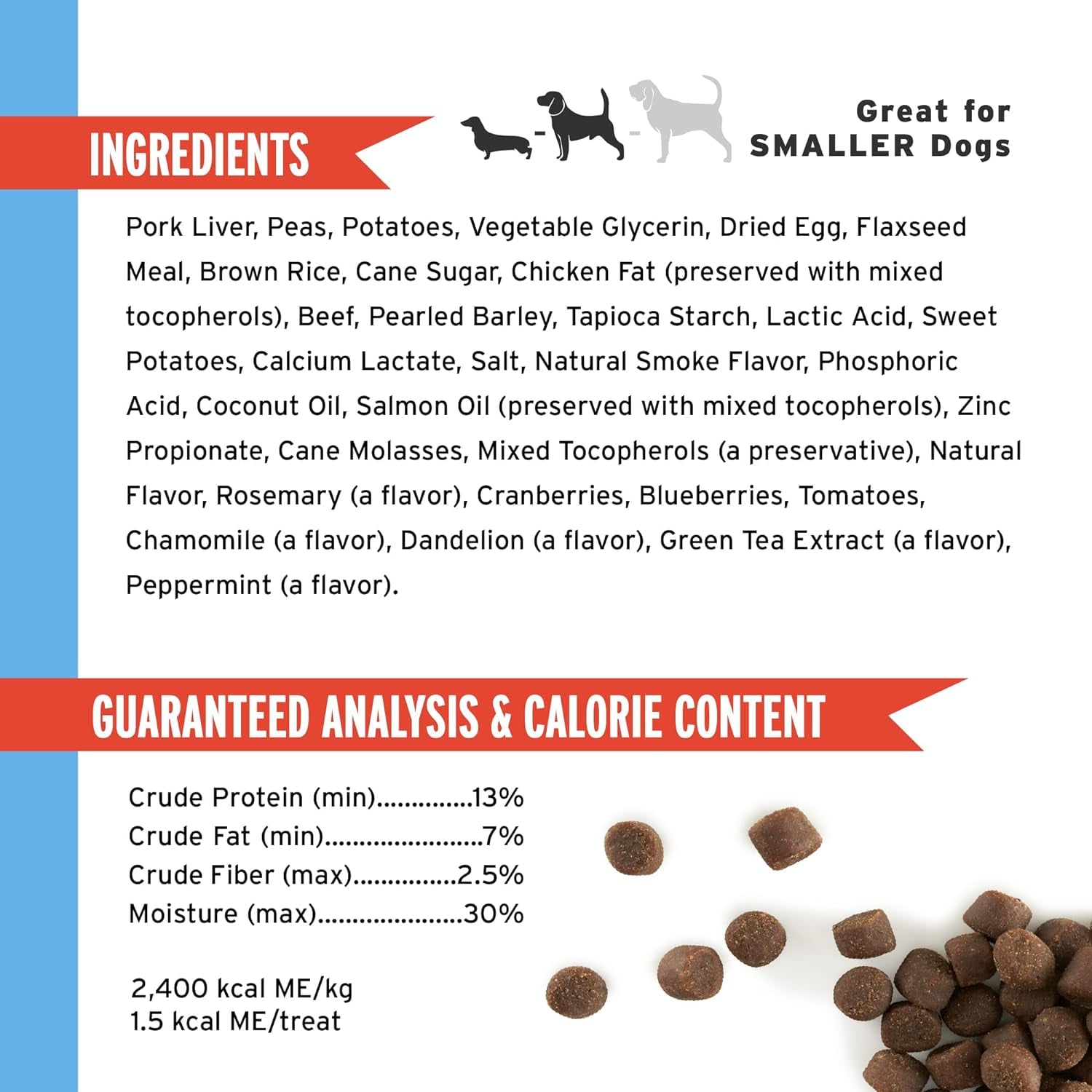 10 Oz. Pouch Training Reward Mini Soft & Chewy, Beef Flavor, with 500 Treats per Bag, the Choice of Top Trainers